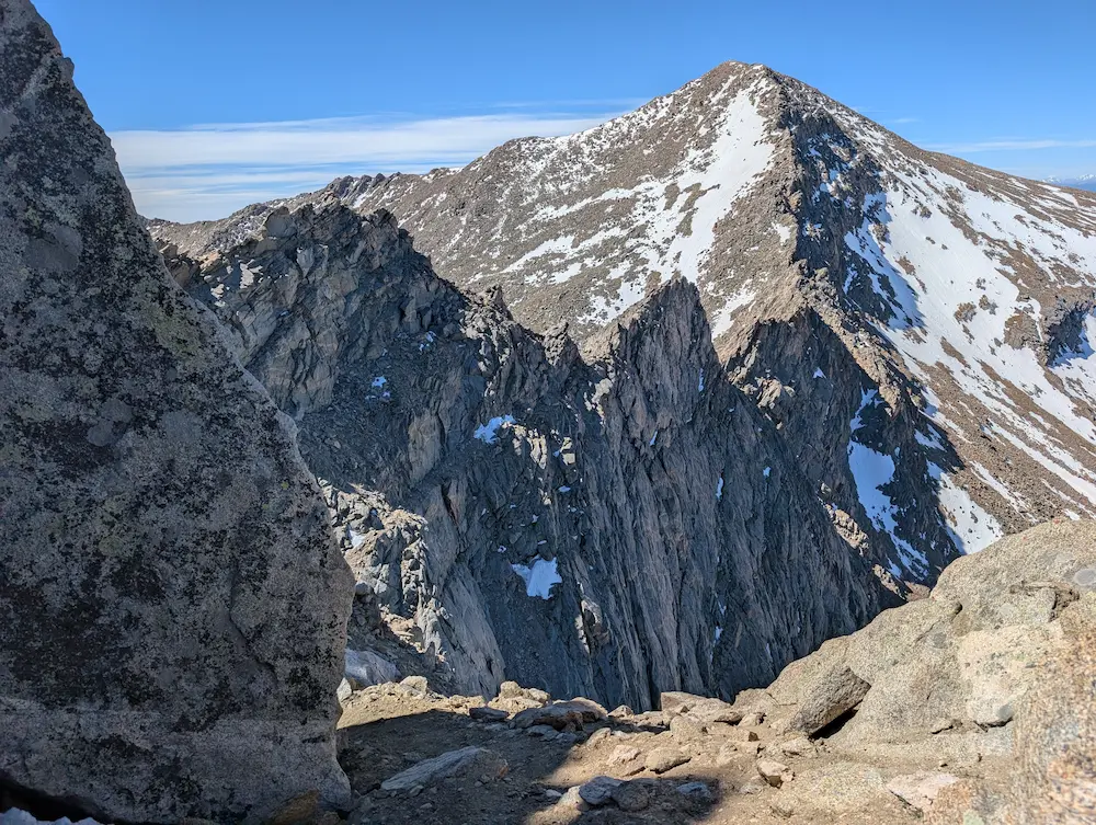 Sawtooth traverse and mount bierstadt