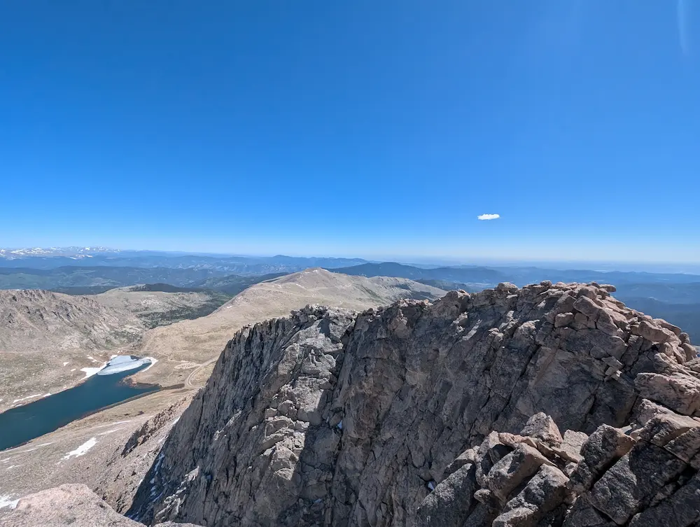 Mount blue sky and summit lake