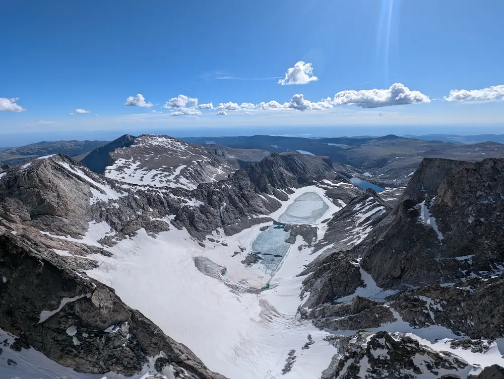 Cloud Peak Glacier and Glacier Lake