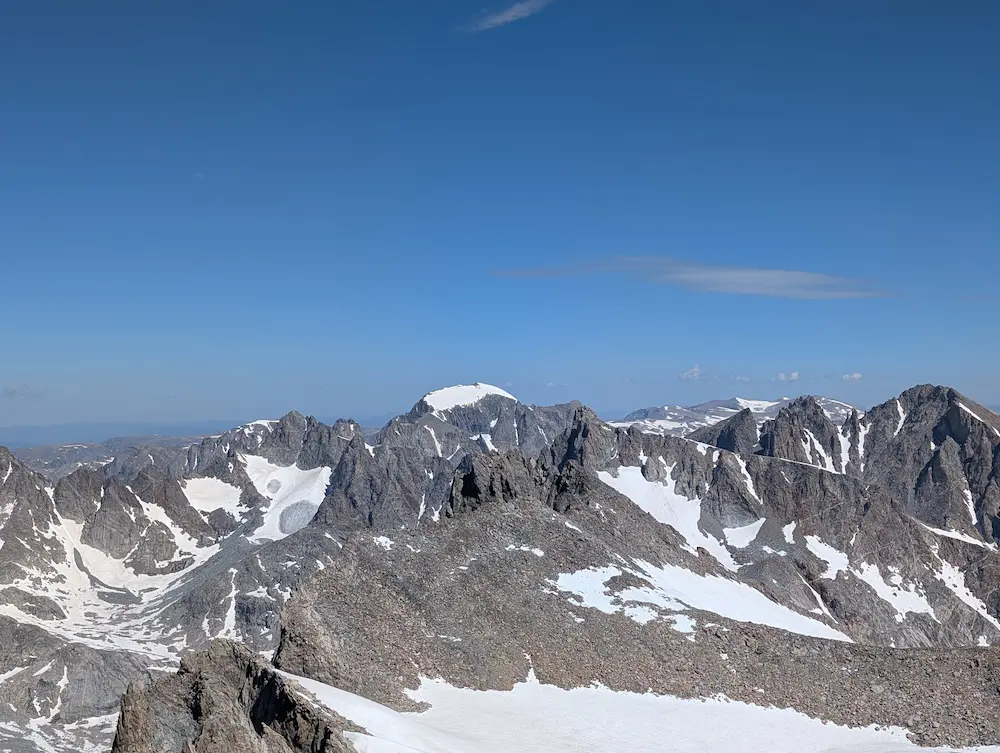 Gannett Peak from Fremont Peak
