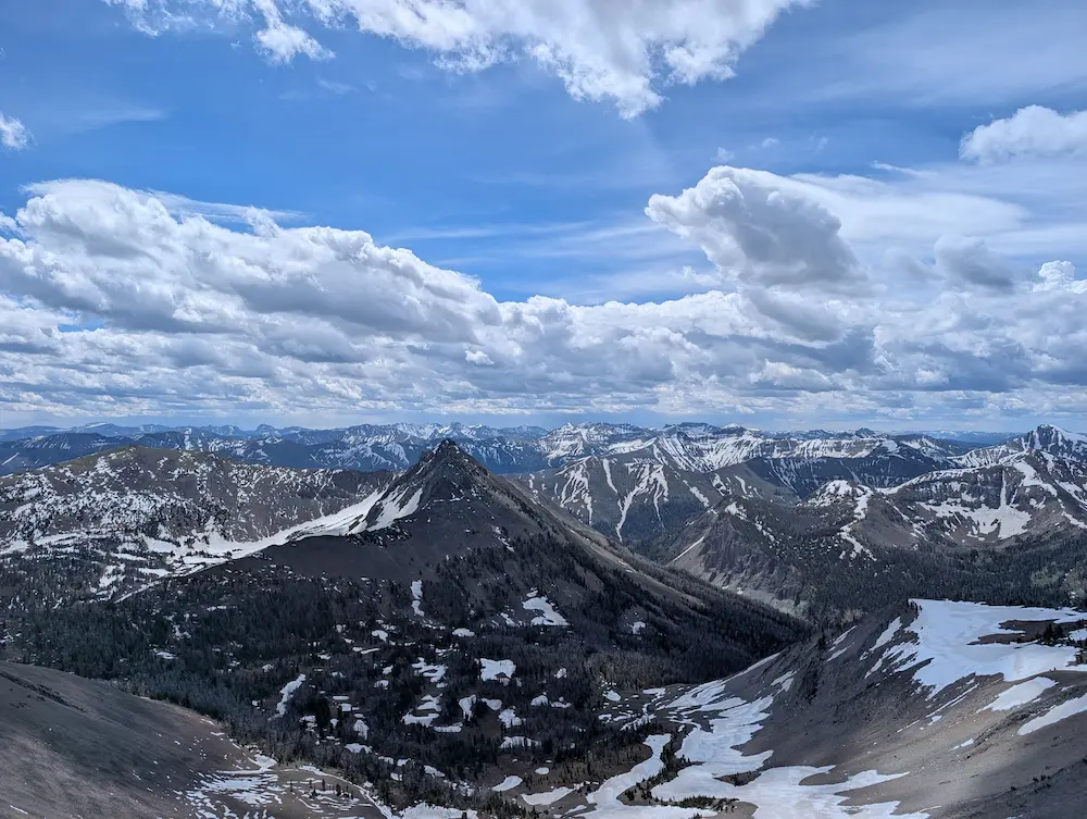 Hoyt Peak and the Absaroka Mountains