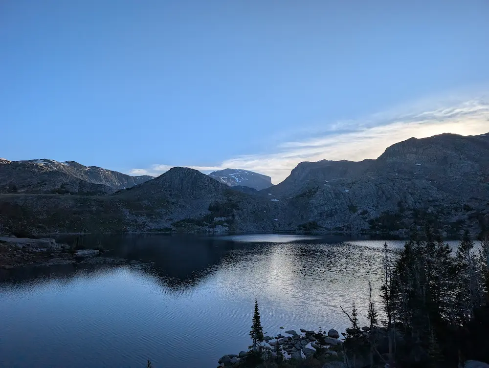 Mistymoon Lake and Cloud Peak