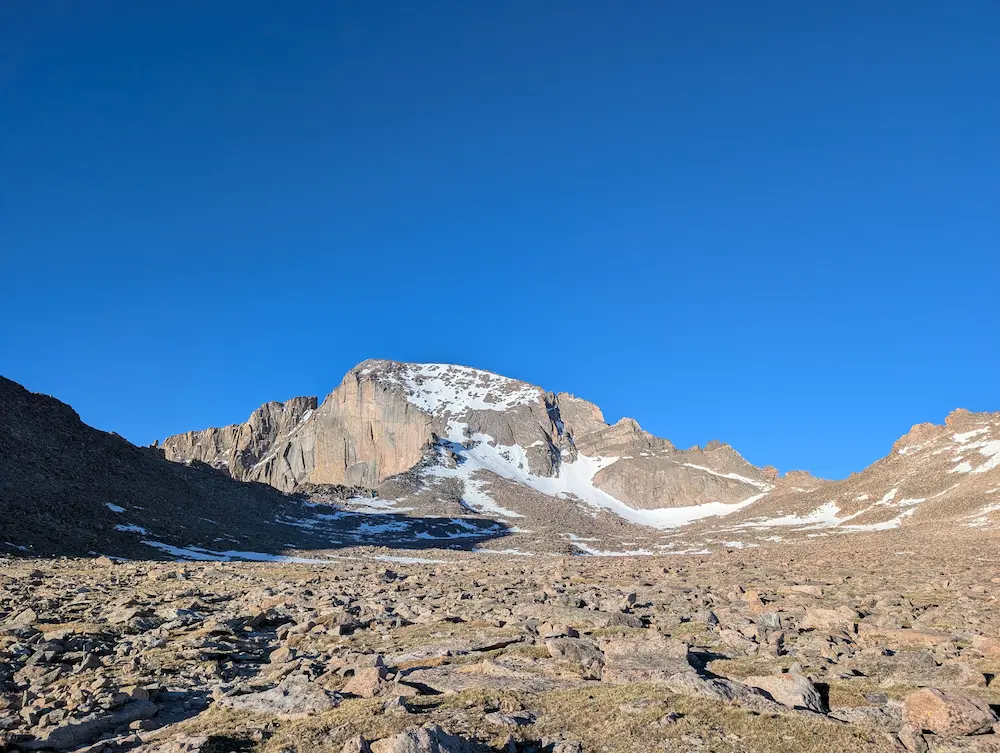 Longs Peak from the Boulder Field
