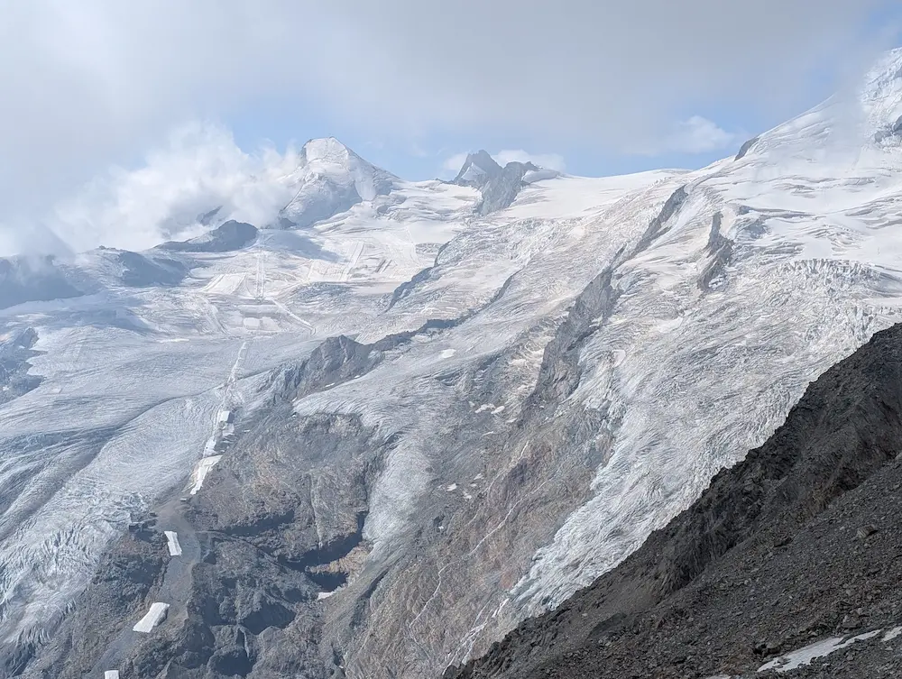 The Allalin and the Fee Gletscher