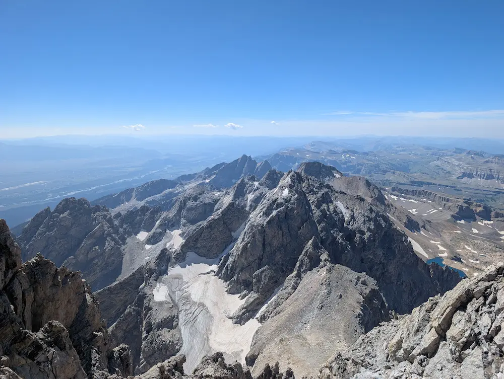 Middle Teton View South from The Enclosure