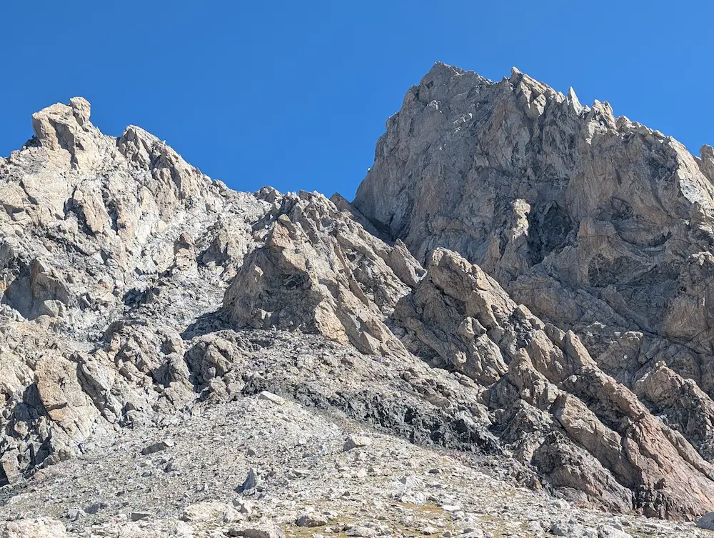 Grand Teton and the Upper Saddle