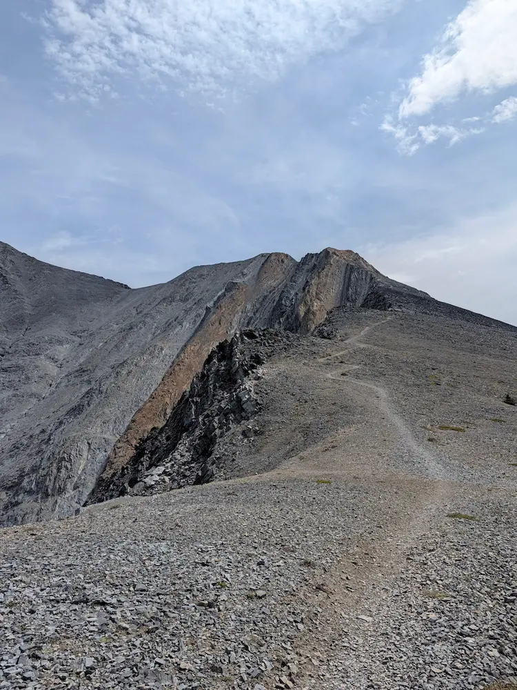 Standard Route Borah Peak with Chicken-Out Ridge Ahead