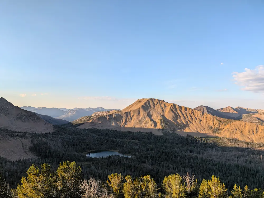 Fourth of July Lake & Peak 10,713