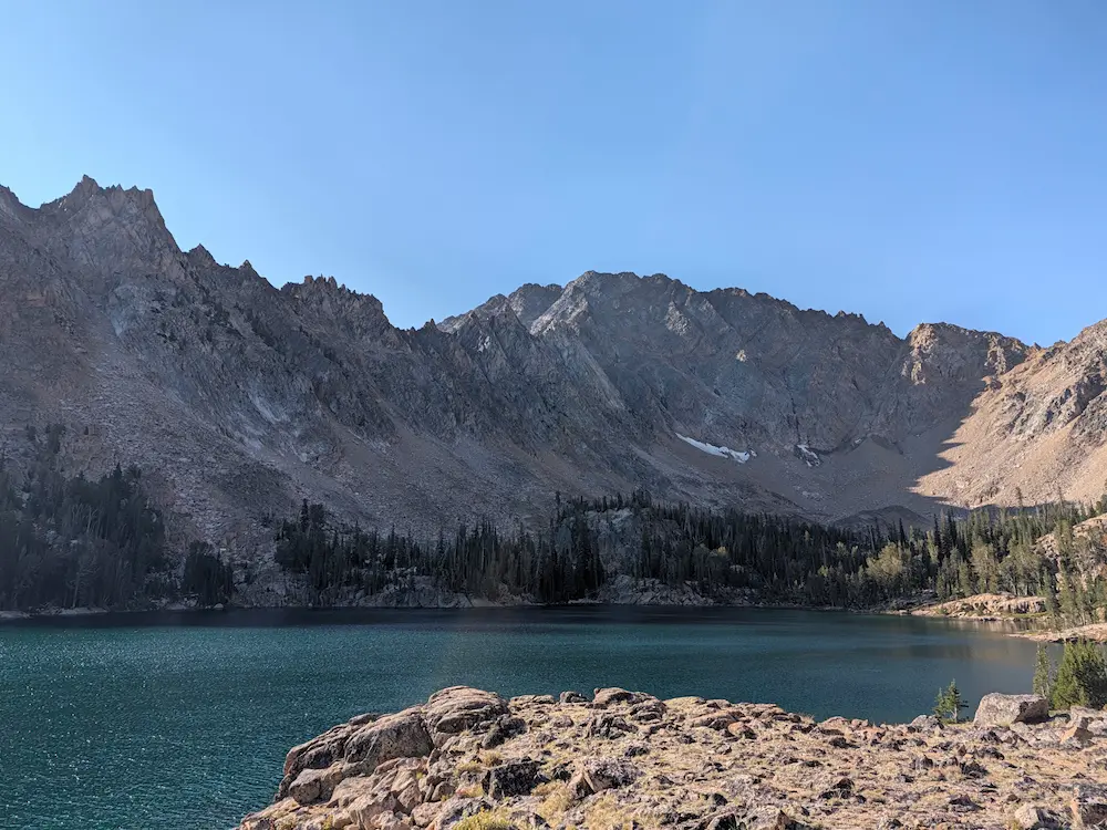 Quiet Lake Castle Peak Idaho