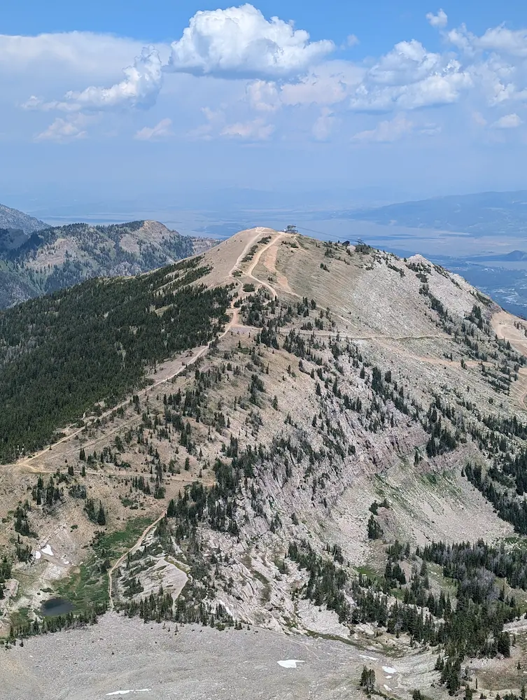 Rendezvous Mountain from Cody Peak