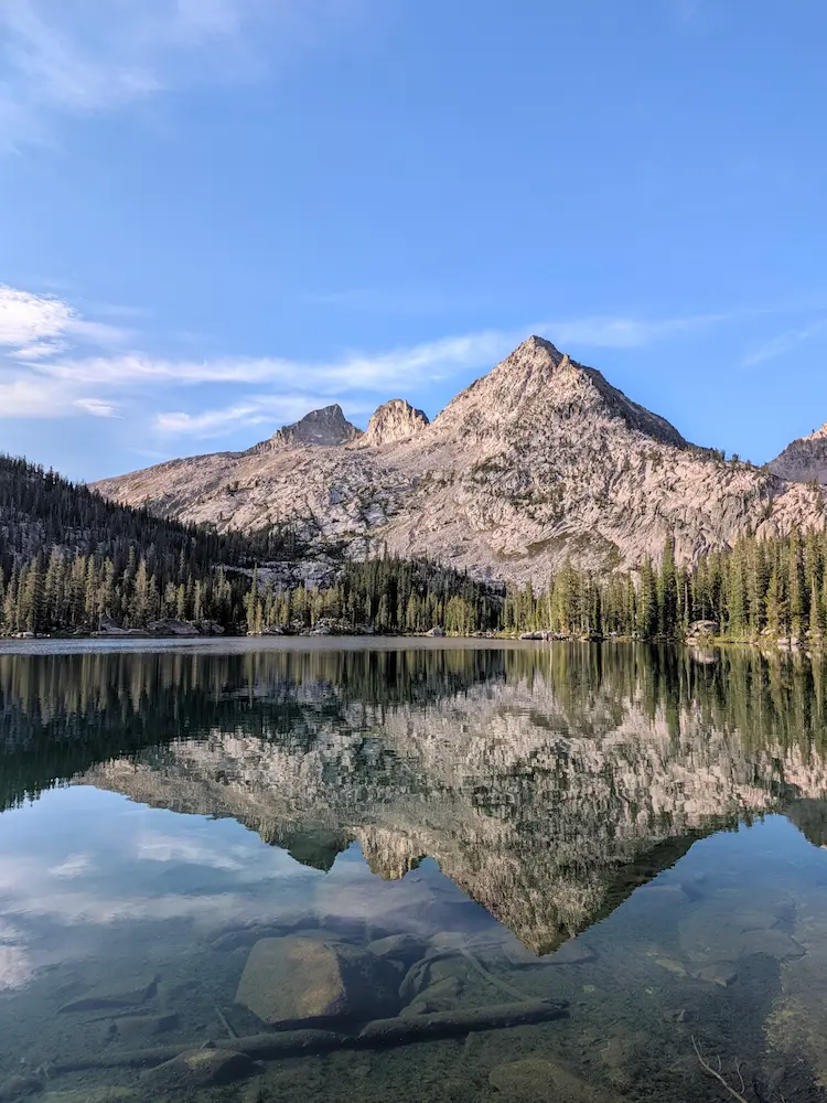 Toxaway Lake and Snowyside Mountain Sawtooths