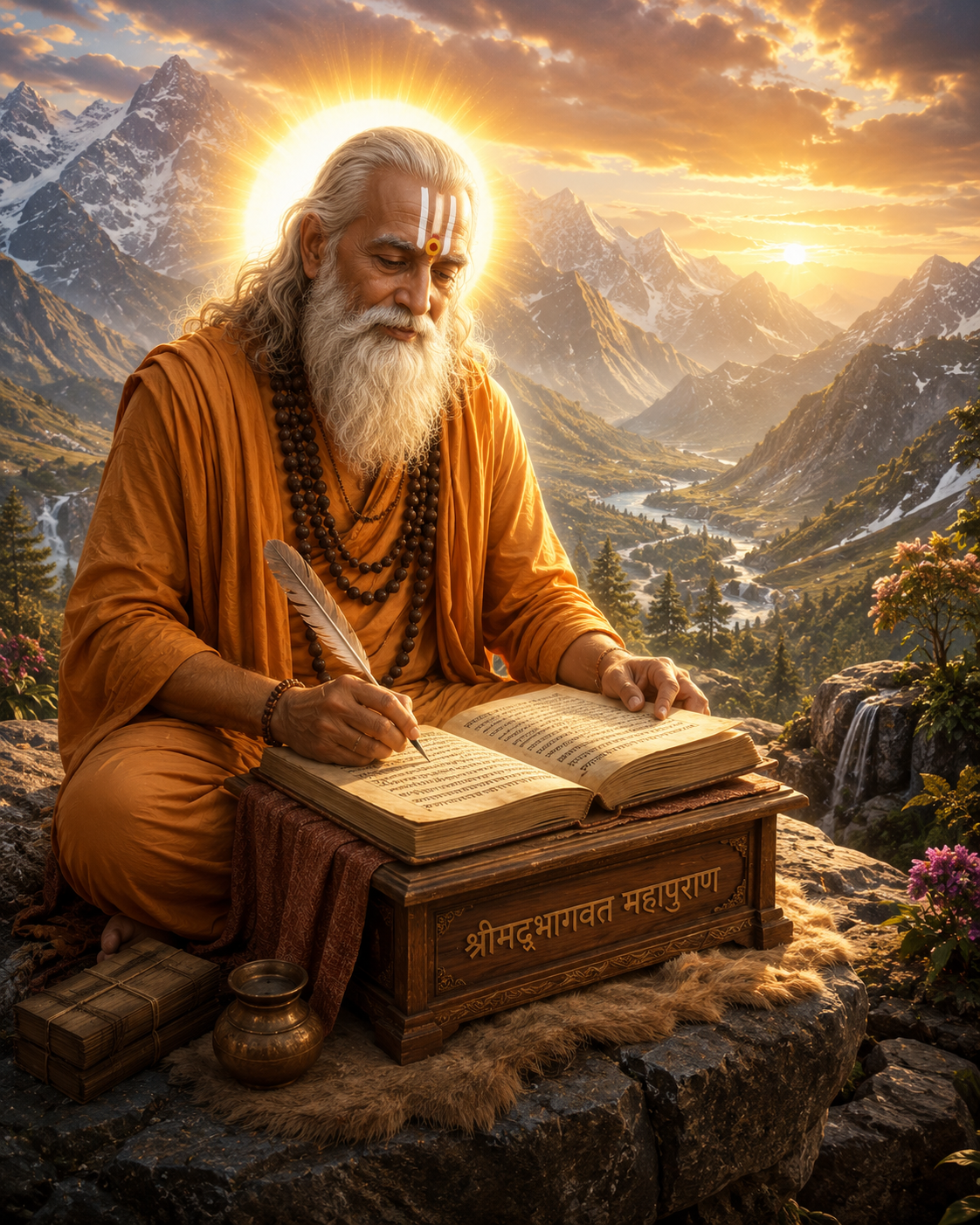 Composition of Bhagavat Puran
