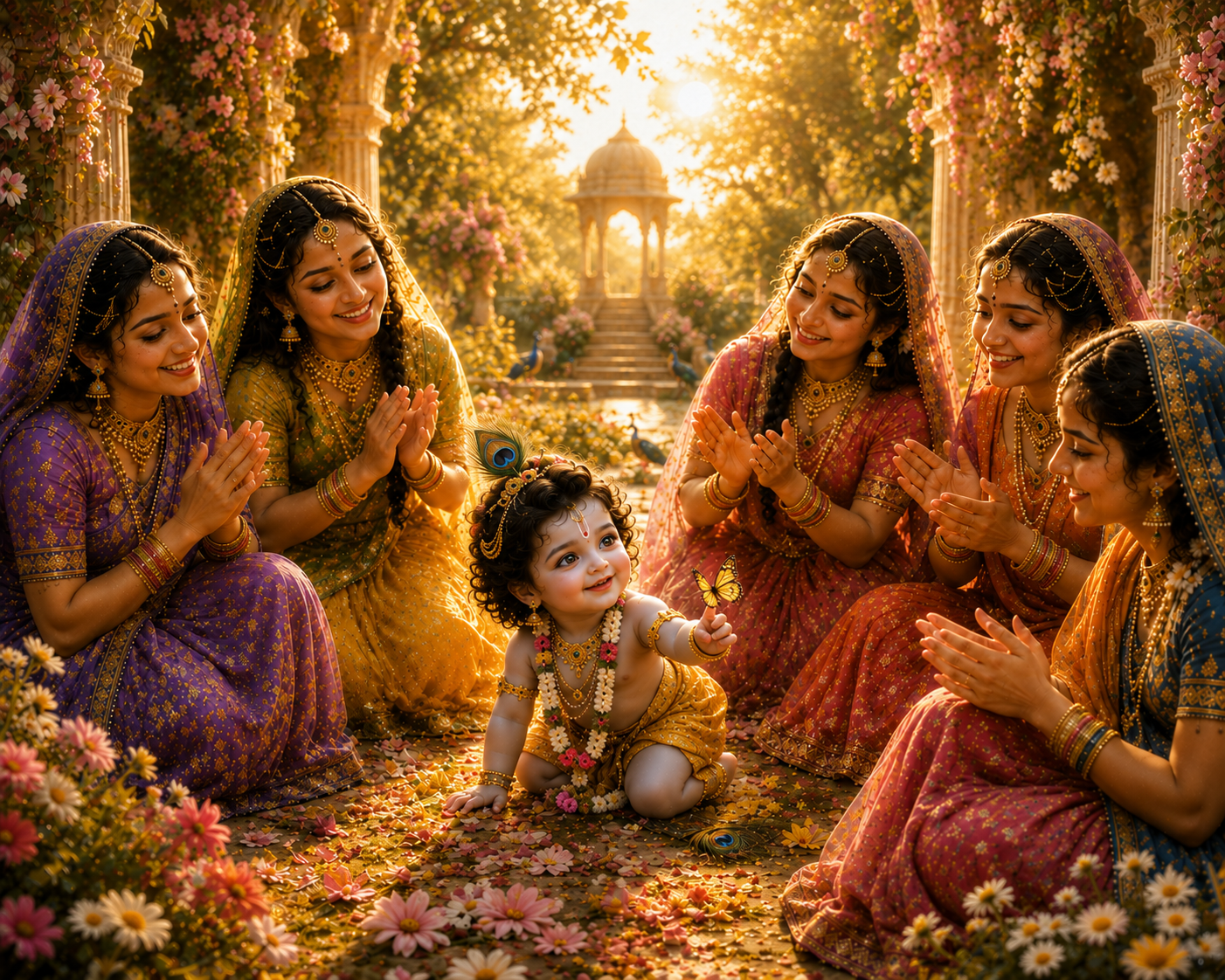 Krishna: Dancing with Gopis