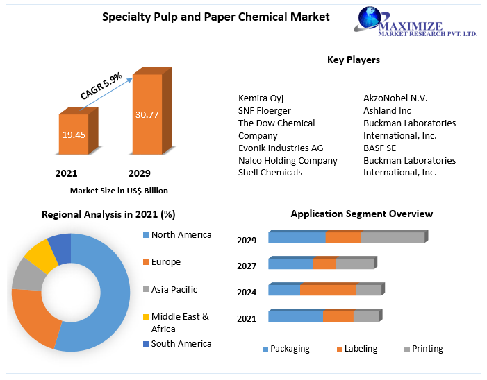 Global Specialty Pulp and Paper Chemical Market |  Industry Analysis, Size, Share, Trends and Forecast -2029