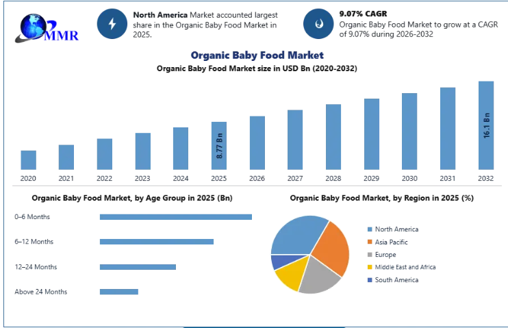 Organic Baby Food Market Expands with Clean-Label Demand