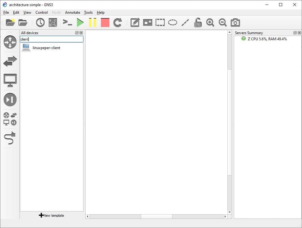 intégrer une VM VirtualBox sous GNS3