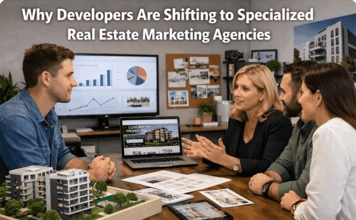 Why Developers Are Shifting to Specialized Real Estate Marketing Agencies