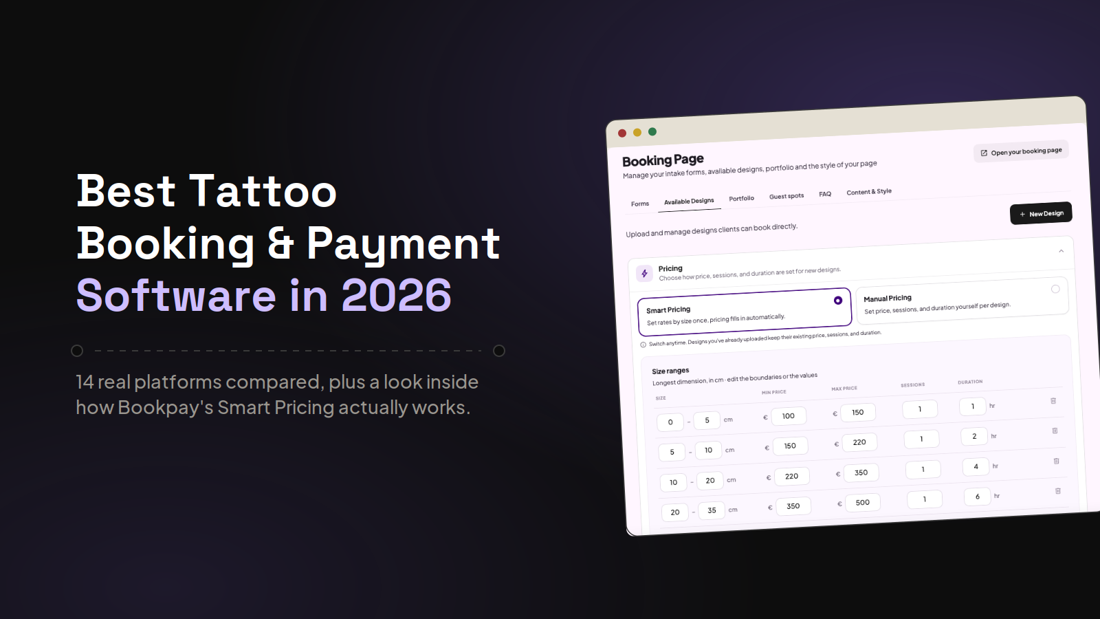 Best Tattoo Booking & Payment Software for Artists and Studios (2026)
