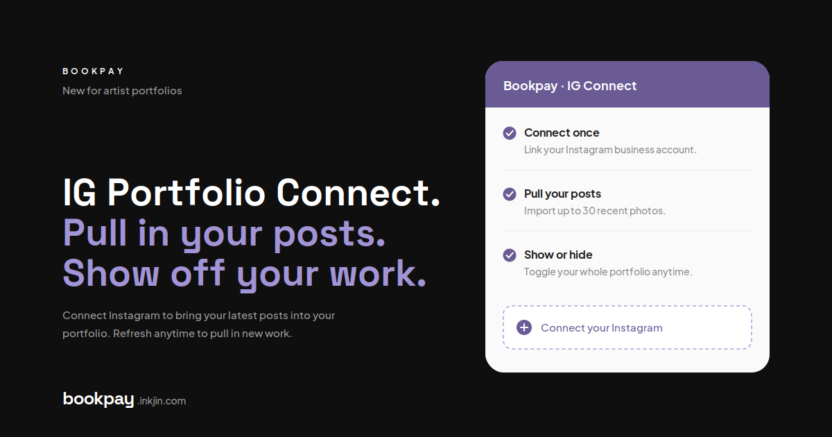 Your Instagram Is Already Your Portfolio. Make it work for you.