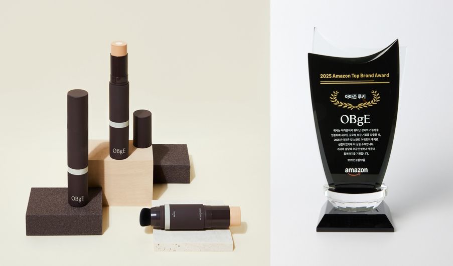 OBgE、2025年 Amazon Top Brand Awardの日本ビューティー部門において「アマゾンルーキー賞」受賞