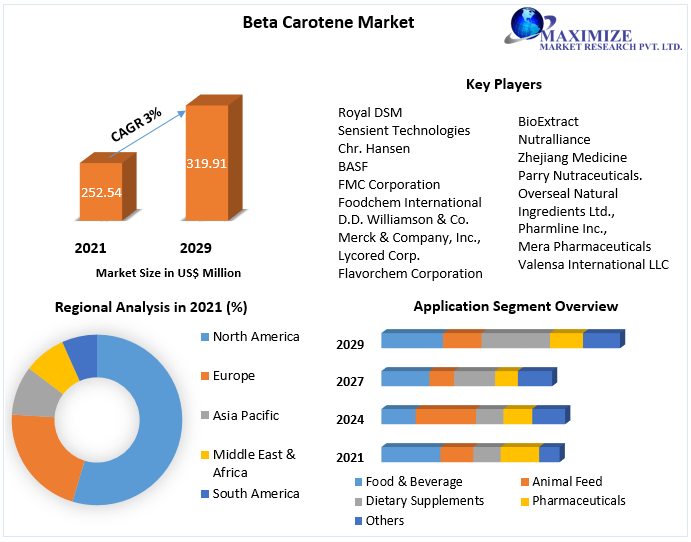 Beta Carotene Market Business Strategies, Revenue and Growth Rate Upto 2029