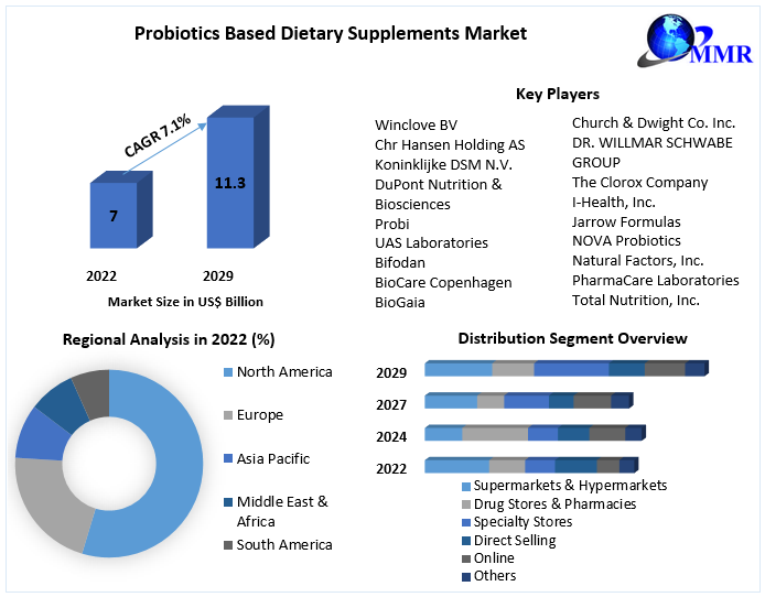 Probiotics Based Dietary Supplements Market Key Company Profiles, Types, Applications and Forecast to 2029