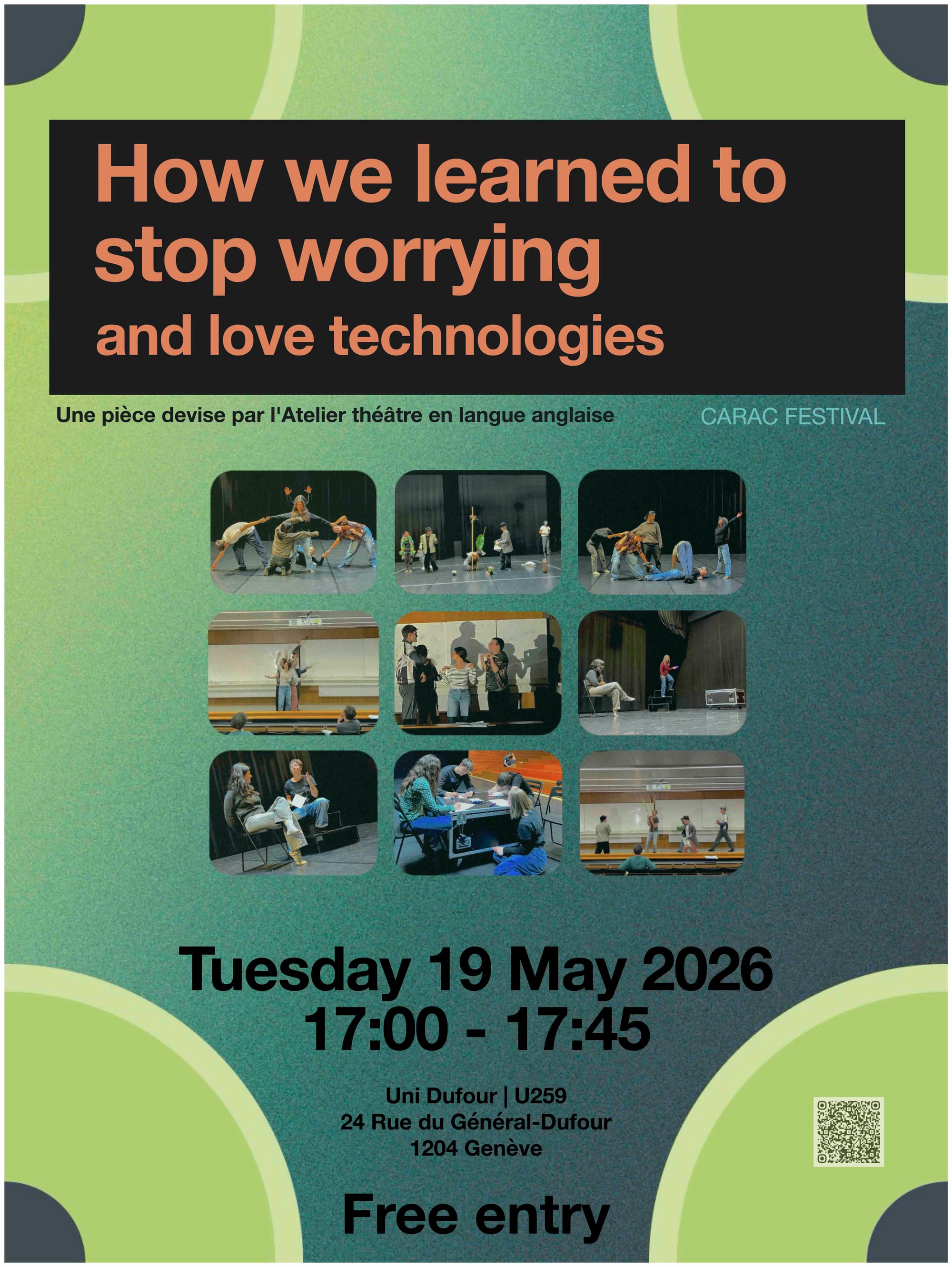 How we learned to stop worrying and love technologies @ CARAC Festival