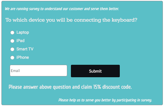 Recipe7 - Understand your customers better with Surveys