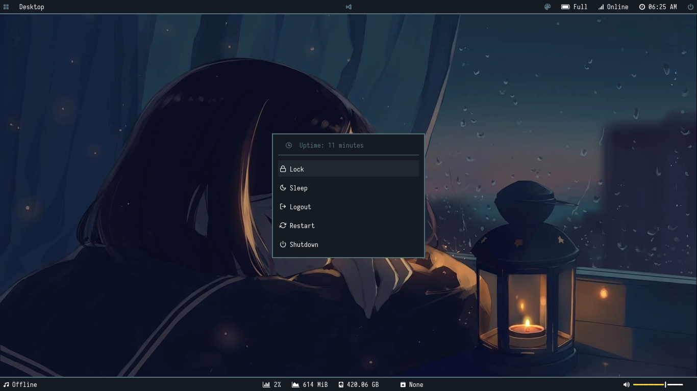 ปรับแต่งหน้าจอ i3wm ให้สวยด้วย Polybar Themes