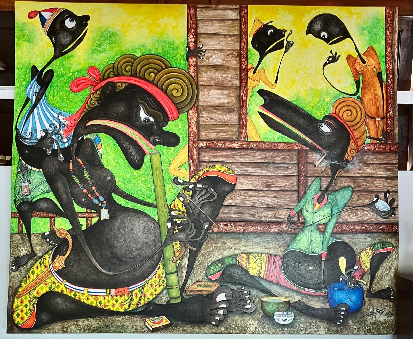 Where Shadows Breathe: Colors, Bamboo Whispers, and Rustic Rhythms.