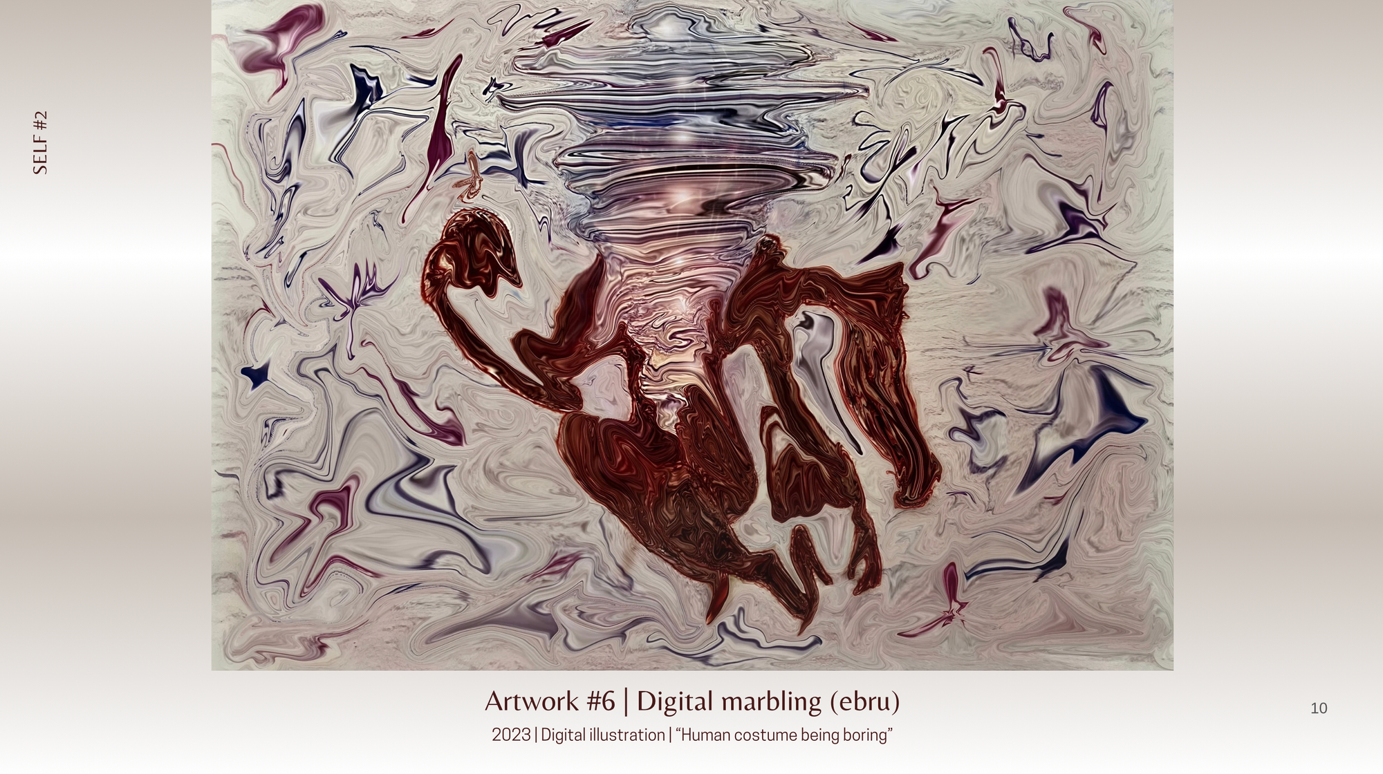 "Human costume being boring"