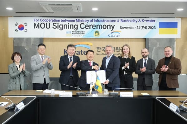 South Korea's K-water to help rebuild water facilities in war-damaged Kyiv suburb of Bucha