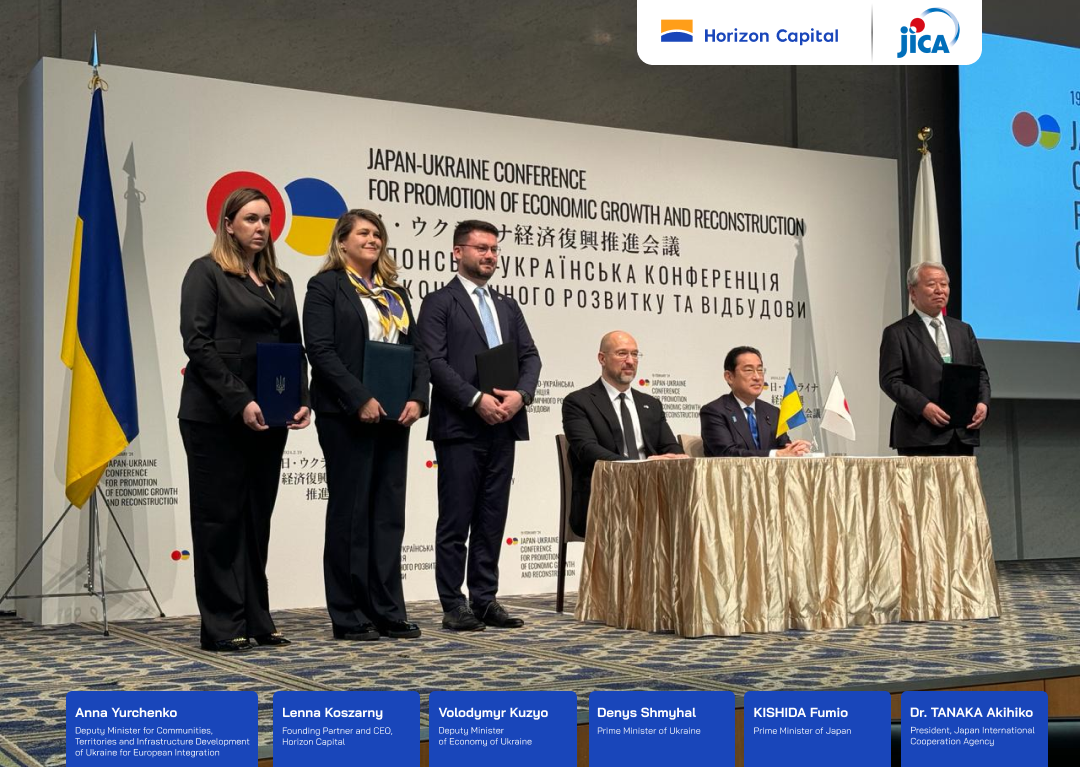 Japan development agency invests $20 million in Horizon fund to boost 'fast-growing' Ukrainian exporters