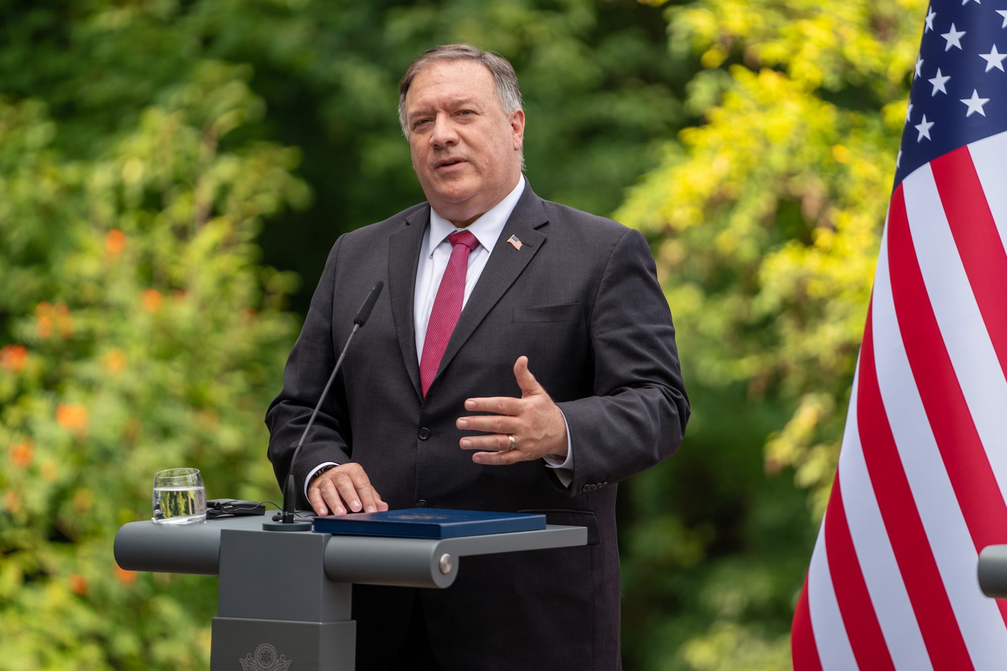 A Trump presidency could 're-establish peace through strength' with decisive action against Russia, Pompeo writes in WSJ