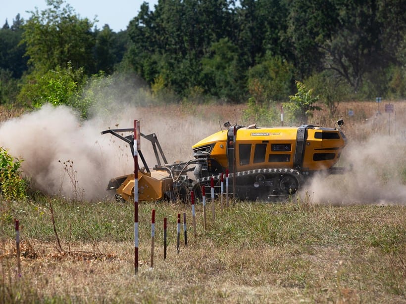 Ukraine's fleet of mine clearance vehicles has almost tripled since January