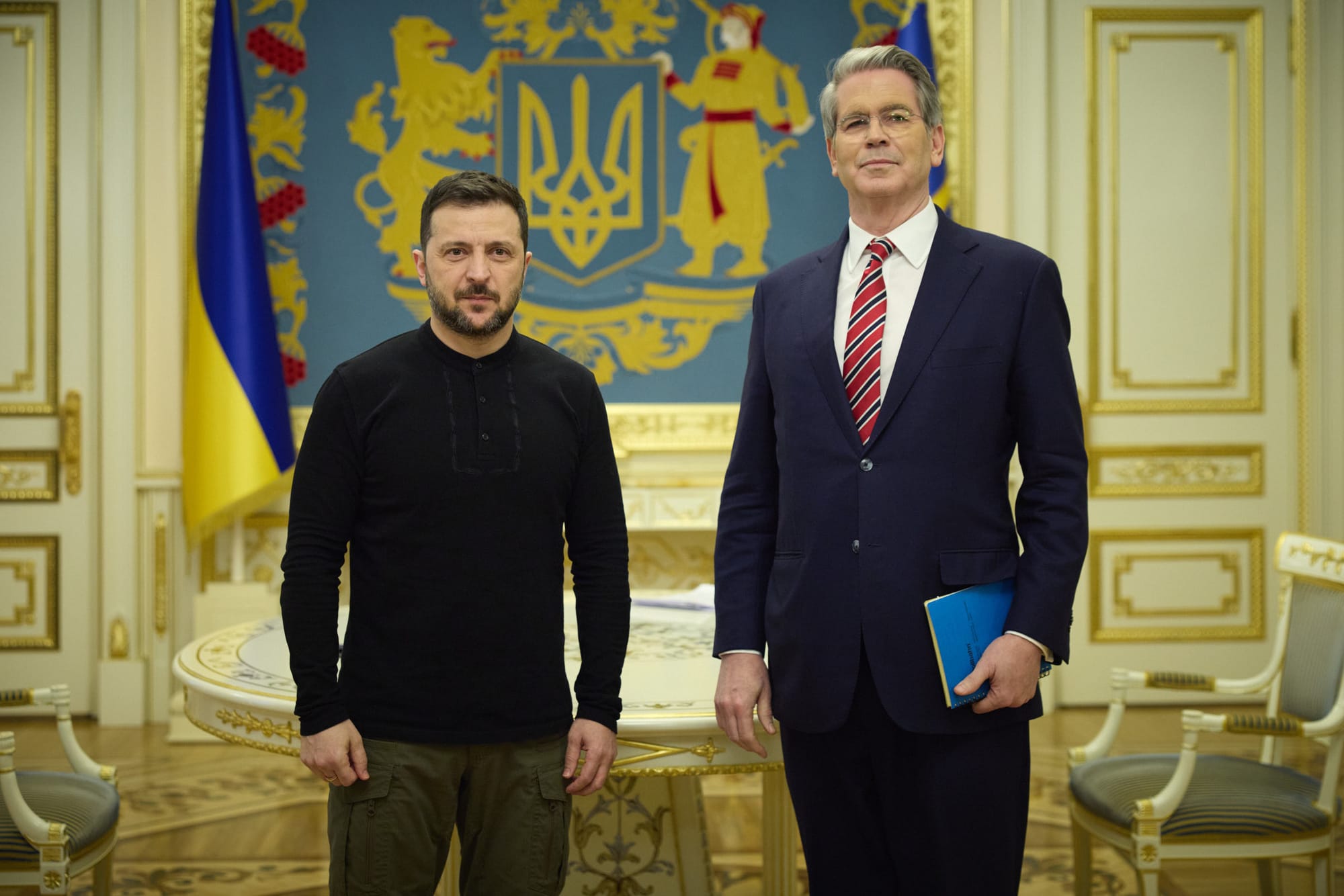 US Treasury Secretary visits Kyiv, presents economic partnership deal to Zelensky