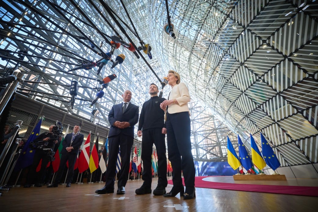 Zelensky proposes first steps towards peace as EU leaders pledge support