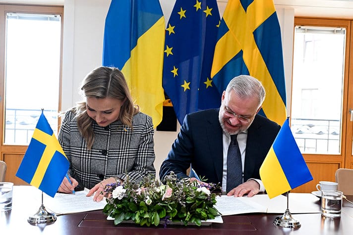 Ukraine signs MoU on energy and green transition partnership with Sweden
