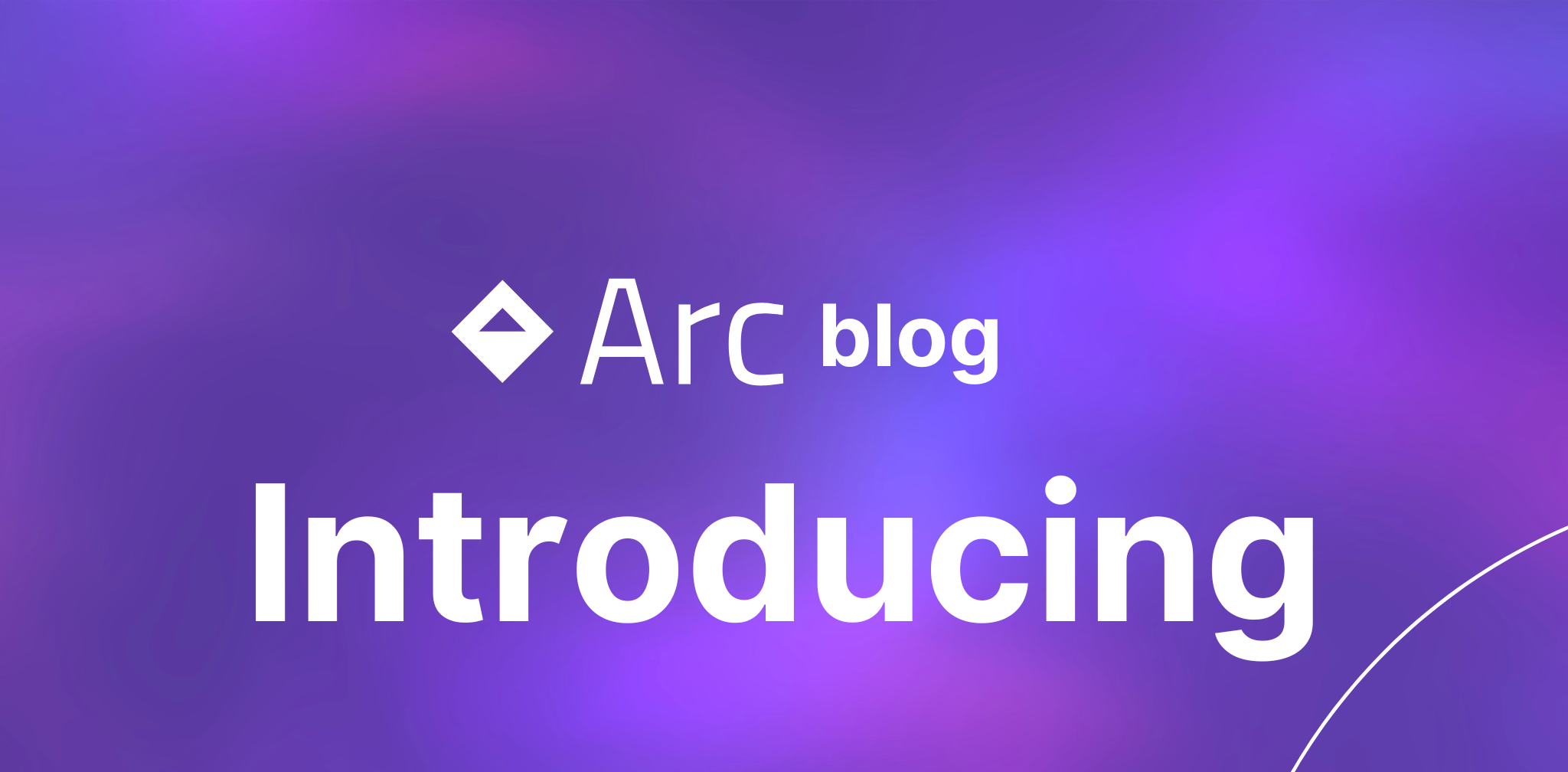 Introducing Arc Blog demo