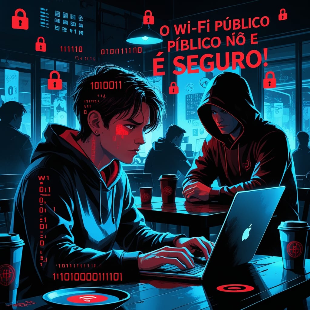 🚨 Você ainda se conecta em Wi-Fi público? Veja por que isso pode ser um desastre. 🚨