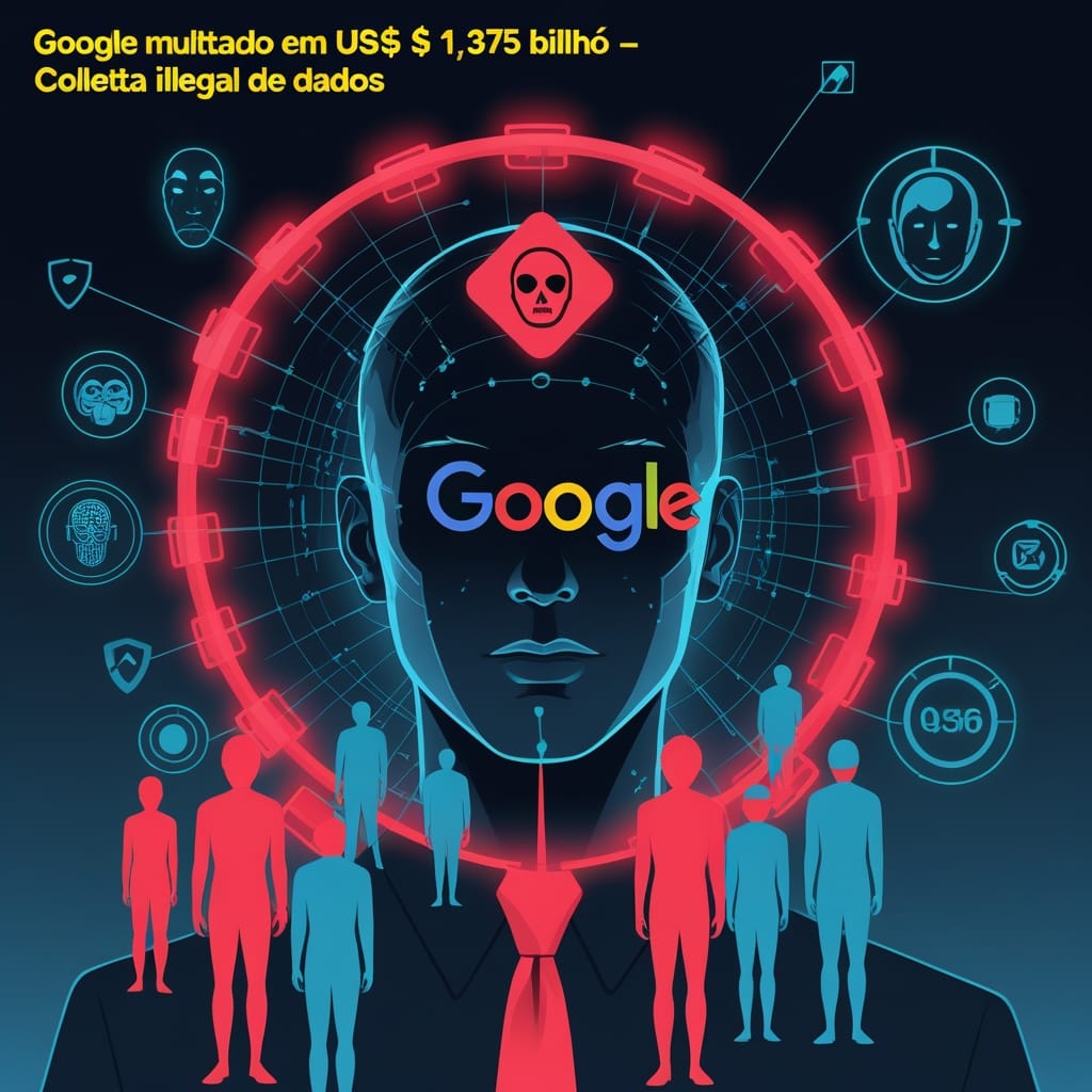 Google é multado em US$ 1,375 bilhão por coleta ilegal de dados biométricos no Texas