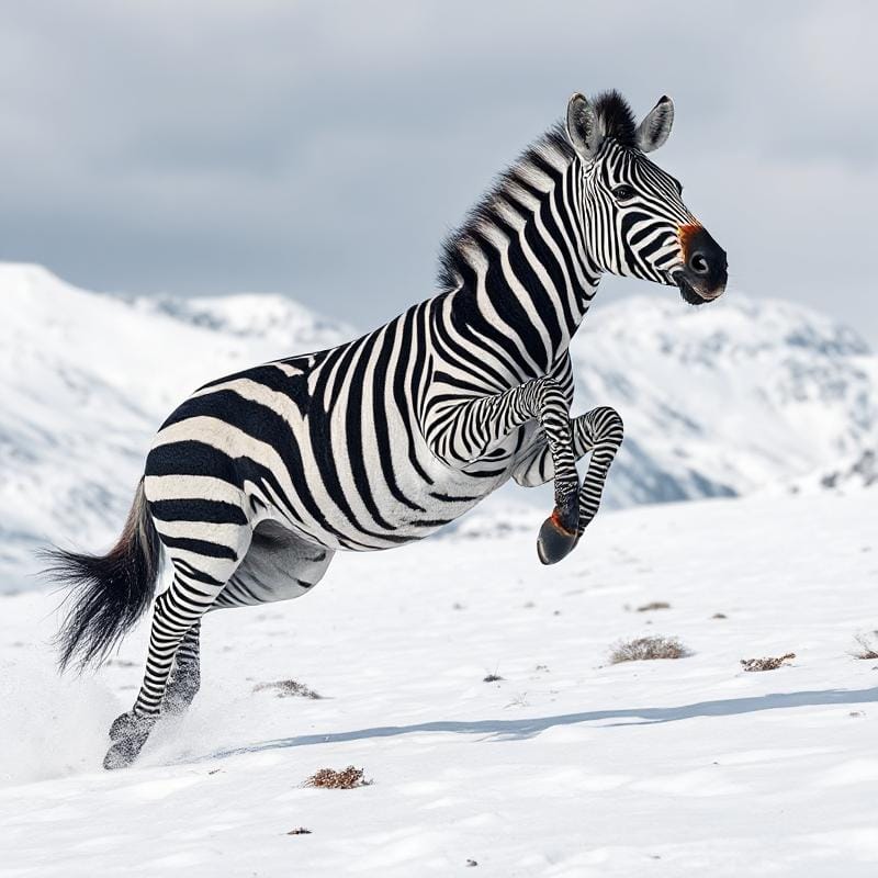 Zebra Snowflake Zebra Love!