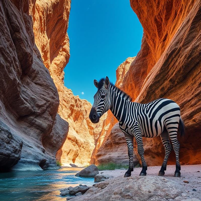 Stripes of Courage: A Zebra's Unexpected Journey