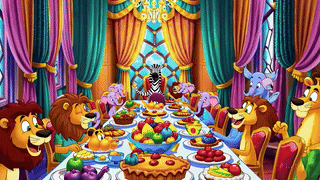 Zebra feast