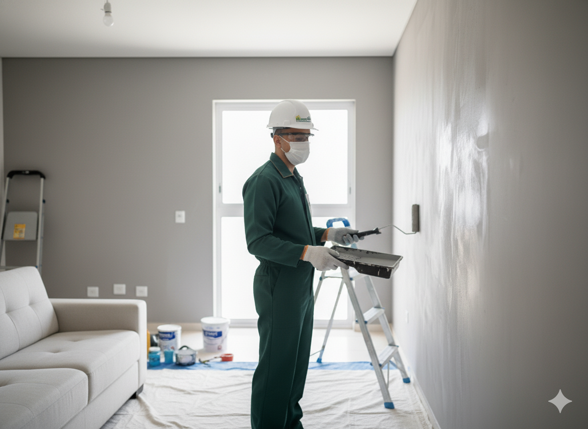 Pintura de Sala Pequena: Cinza para um Ambiente Simples e Sofisticado