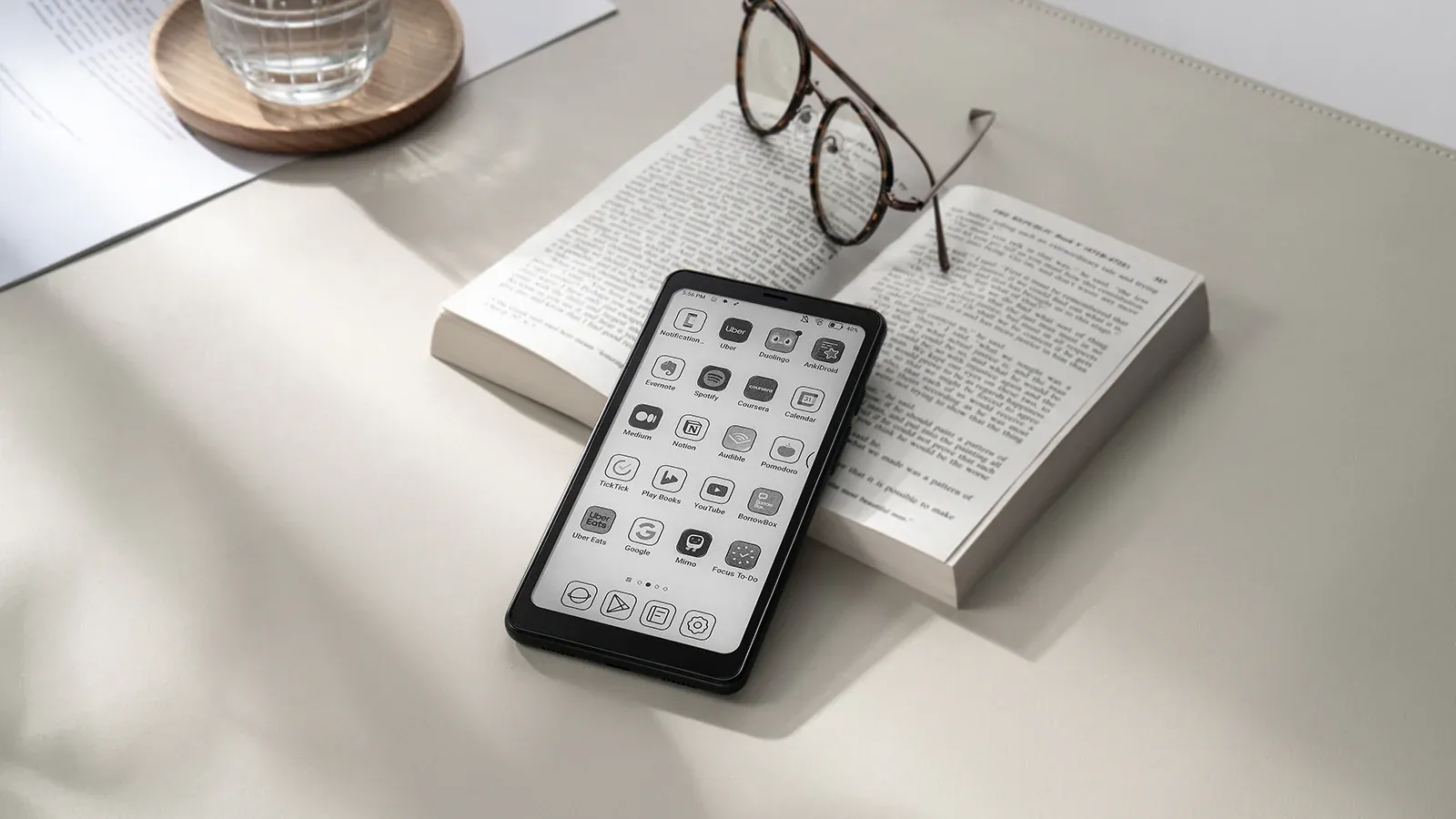 BOOX Palma Mobile ePaper 6G 128G G-Sensor Front Light 16MP Rear Camera (Black)