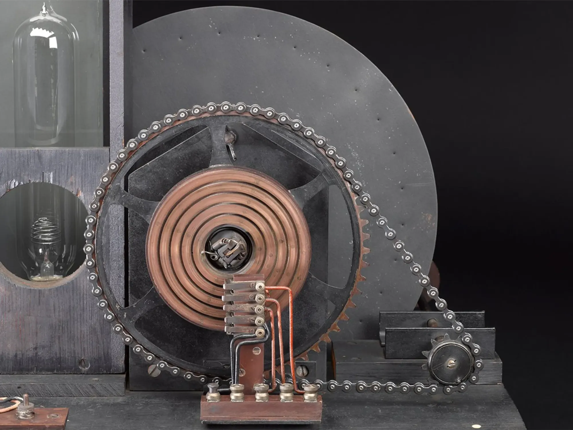 In 1926, television was still a mechanical marvel