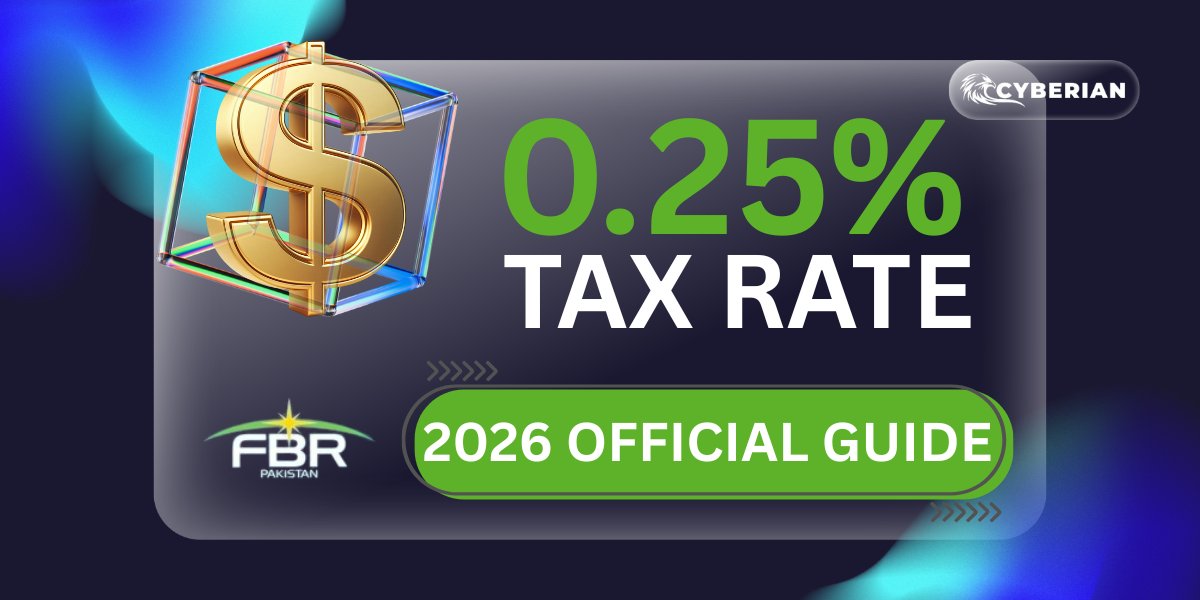 The 2026 FBR Freelance Tax Guide: How to Pay 0.25% Tax Legally