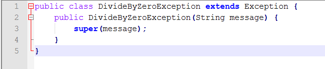 java exceptions