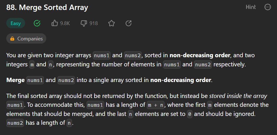 Easy Array: Leetcode Series-1